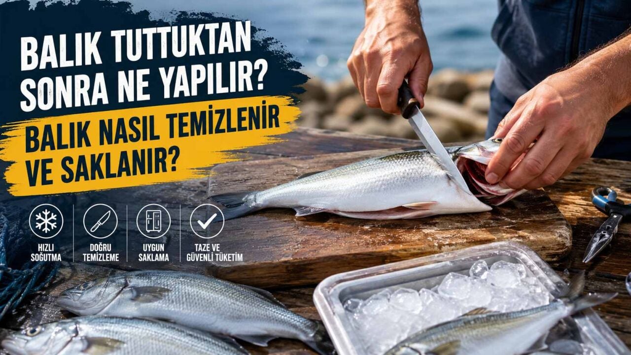 Balık Tuttuktan Sonra Ne Yapılır? Balık Nasıl Temizlenir ve Saklanır?