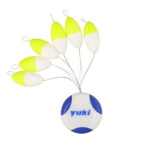 Yuki Stoperli Yüzen Boncuk Yellow/White