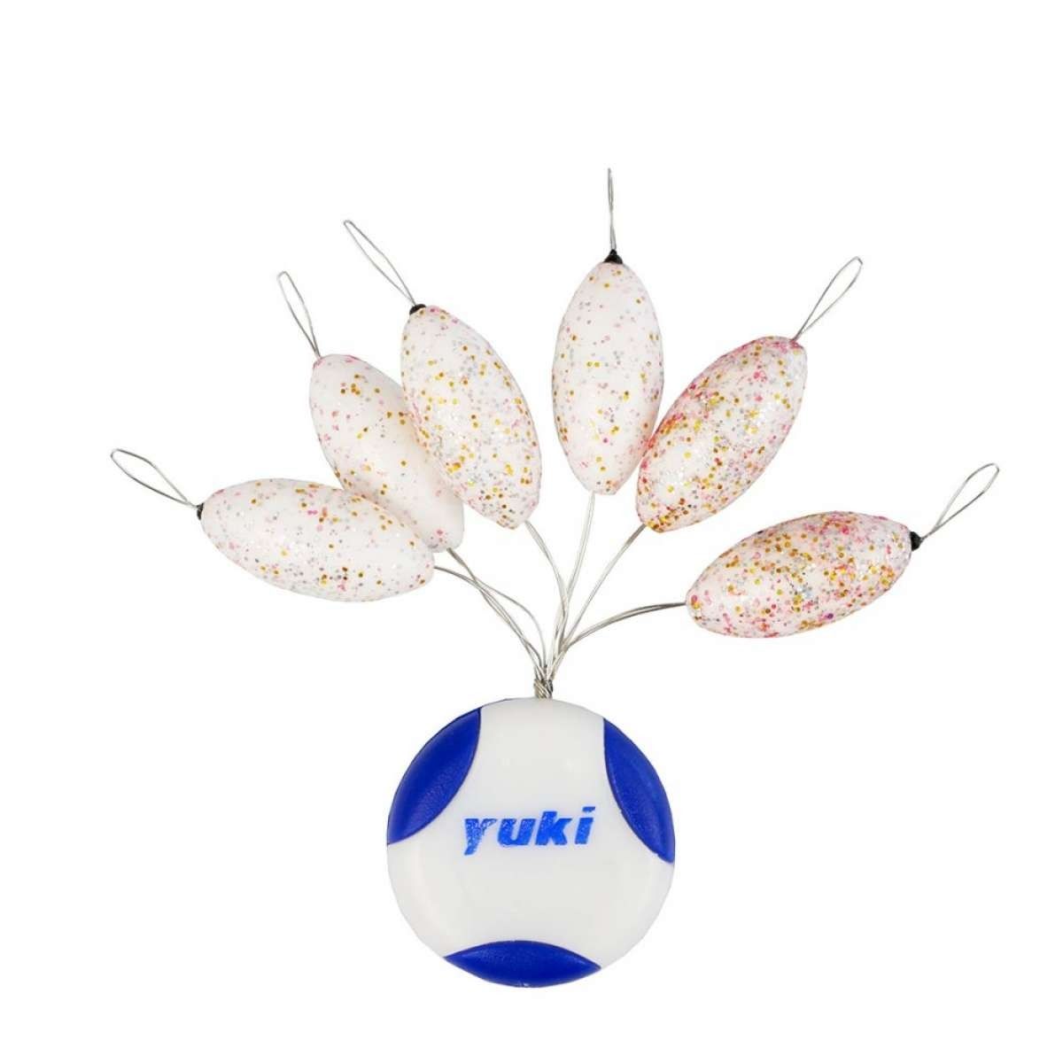 Yuki Stoperli Yüzen Boncuk White Glossy