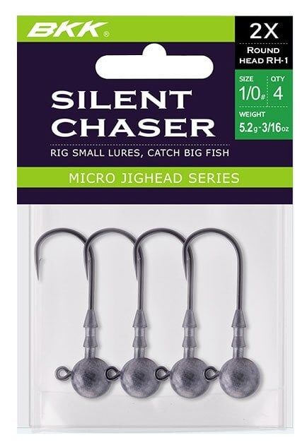 BKK Silent Chaser- Round Head Jighead 1/0 no 5.2 gr