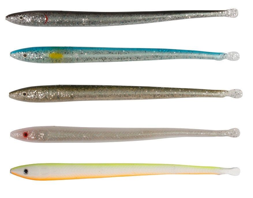 Savage gear LB Sandeel Slug 16.5 cm 5 Adet Sahte Balık Blue Silver