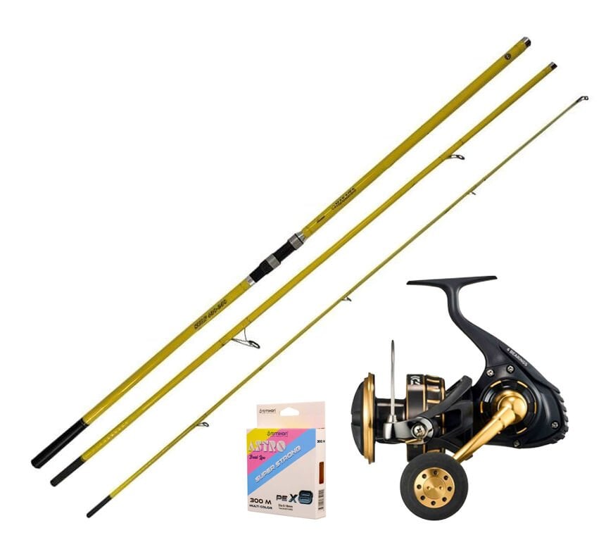 Okuma Makaira 430cm 250gr & Daiwa BG SW 8000P / Surf Olta Takımı