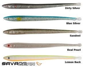 Savage gear LB Sandeel Slug 16.5 cm 5 Adet Sahte Balık