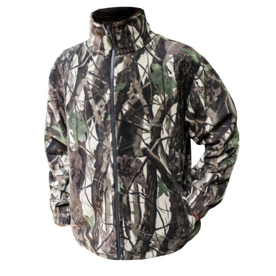 Remixon Kamuflaj Polar Ceket