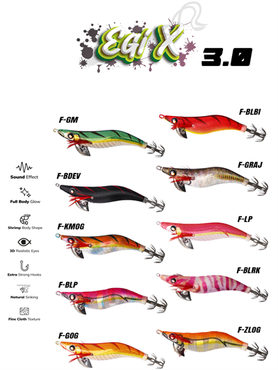 Fujin EgiX 3.0 16.4gr Kalamar Zokası