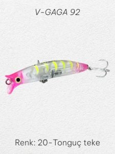 Ege Fish V Gaga 92mm 15.5gr Maket Balık Tonguç Teke