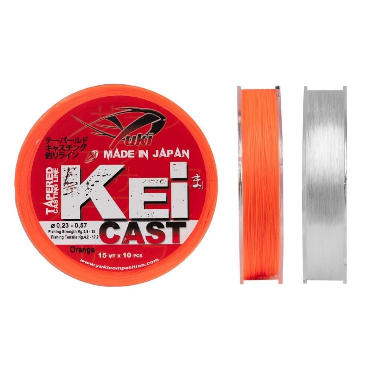 Yuki Kei Cast 15mt 10 Adet Şeffaf Misina