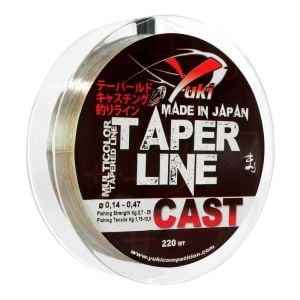 Yuki Taper Line Cast 220mt MultiColor Misina