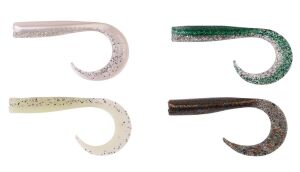 Savage gear LB Sandeel Curltail 7 cm 6 Adet Sahte Balık Pearl Silver