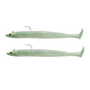 Fiiish Crazy Paddle Tail CPT120 CPT6001 x2 Combo 7gr Pearl Green Silikon Yem