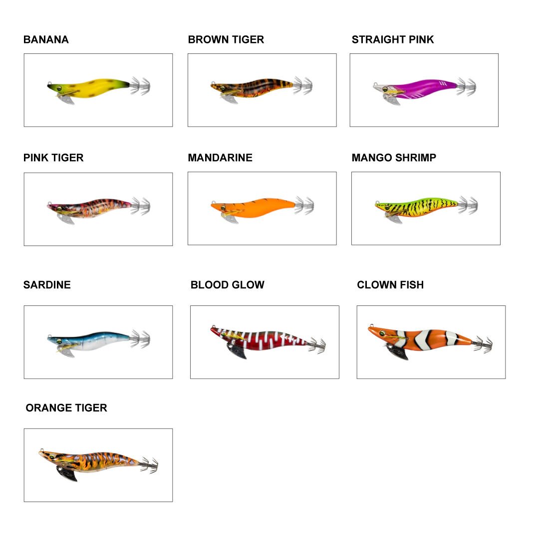 DAIWA EMERALDAS NUDE V2 #3.5, 13CM, 19.5GR, BLOODY GLOW