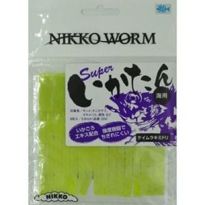 NIKKO SQUID STRIPS 95MM UV KEY LIME SİLİKON YEM