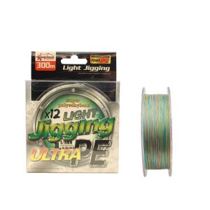 Captain Light Jigging 12X Ultra PE 12 Örgü Jig İpi 300mt Multi Color
