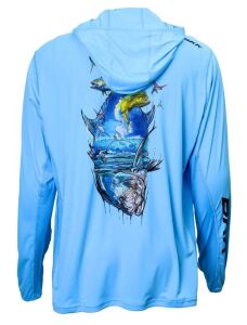 BKK Long Sleeve Casual Shirt Light Blue XXL