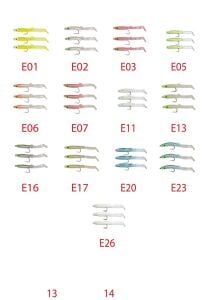 Captain 3525 Eel Fish 75cm Silikon Zargana Suni Yem 3lü Paket