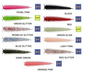 Kendo Zombie Worm Lrf Silikonu 4cm 8 Adet