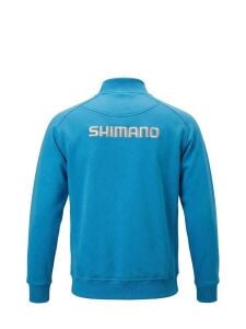 Shimano Zipper Sweatshirt Mavi Fermuarlı