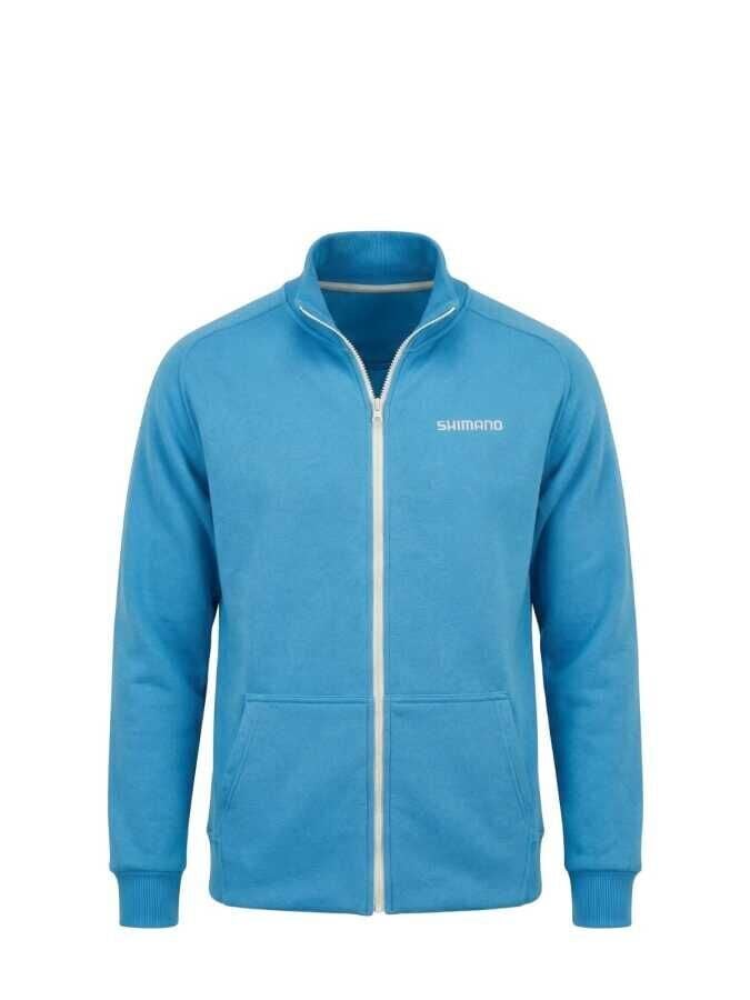 Shimano Zipper Sweatshirt Mavi Fermuarlı