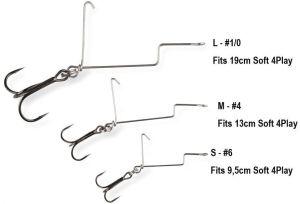 Savage gear 4Play Offset Treble 3 Adet M