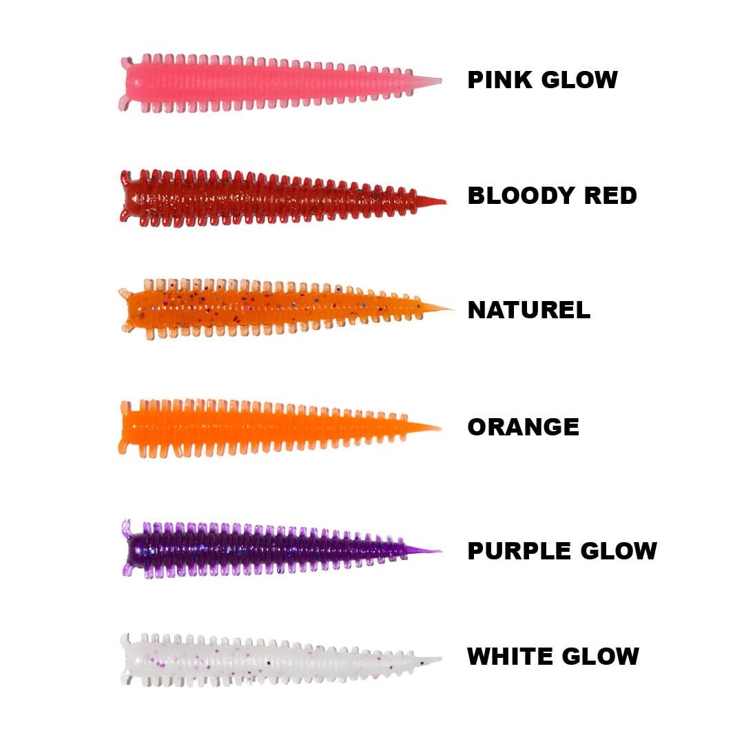 RYUJI JELLY WORM 4CM, 18AD.