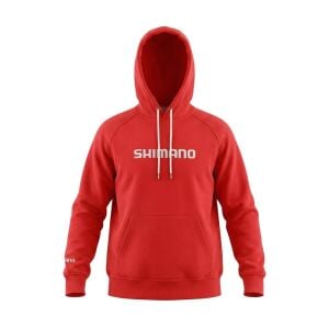 Shimano Hoodie Red Kapüşonlu Sweatshirt