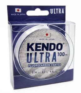 Kendo Ultra Fluorocarbon Coated 100m White Misina 0.45mm
