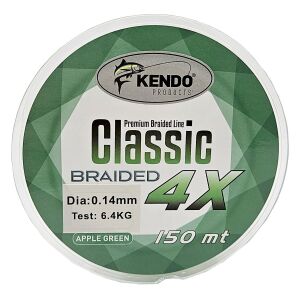 Kendo Classic 4X 150m Apple Green Örgü İp 0.08mm