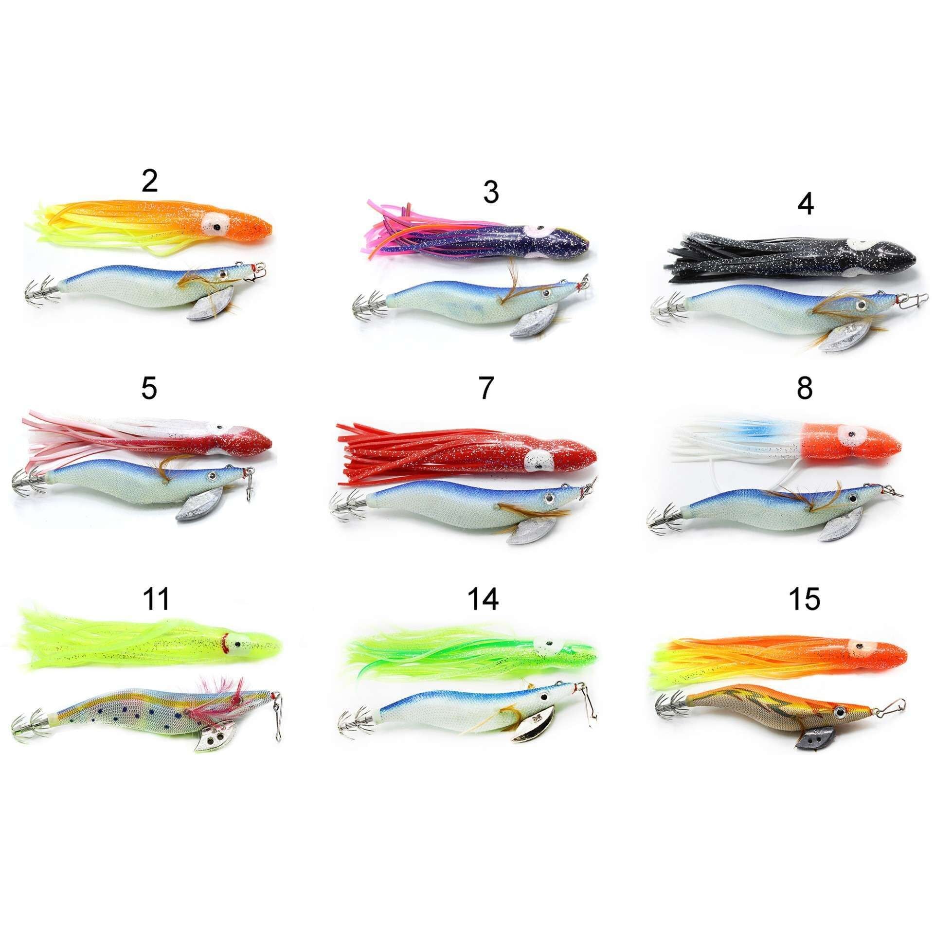 Captain 3581 Kalamar Zokası 11cm Oktopus Squid Size 35