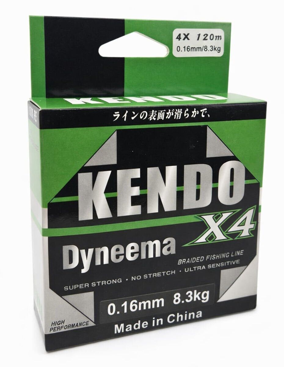 Kendo Dynema 4 Örgü 120Mt (Green) 0,10 mm