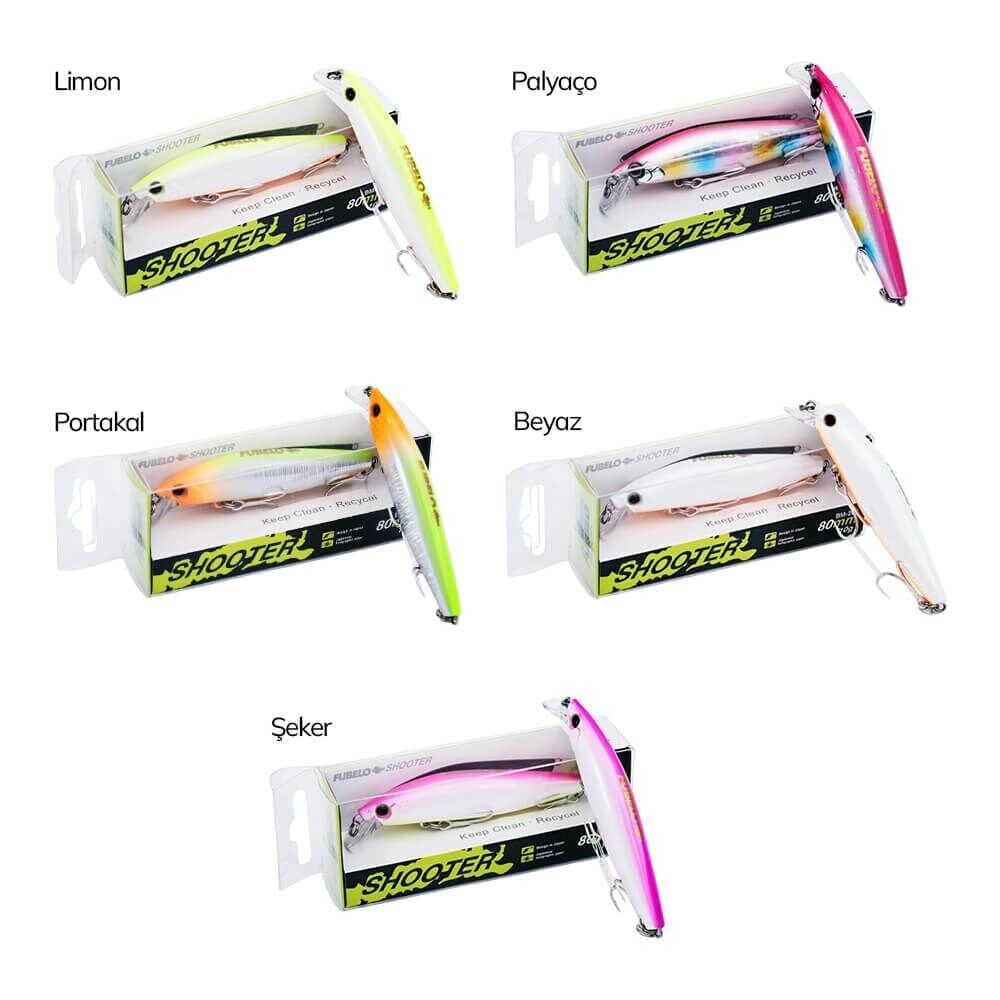 Fubelo Shooter 80mm 10gr Maket Balık