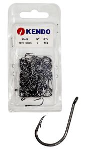 Kendo (1001) Black Nickle Halkalı İğne 100 Adet 3/0