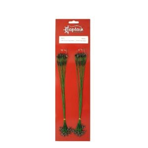 Captain 2913 Çelik Tel Kartela 25 cm Set 6 Kat 12 kg Çeker 50li Paket Yeşil