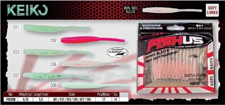 Fishus Keiko 5cm Silikon Yem