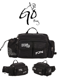 Fujin AjiGo Bel Çantası Black - Balıkçı Çantası