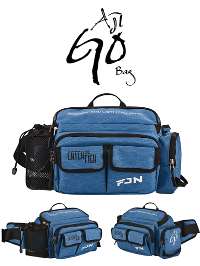 Fujin AjiGo Bel Çantası Indigo - Balıkçı Çantası