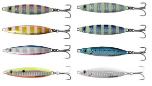 Savage gear Psycho Sprat 45g Sahte Balık Glow Zebra