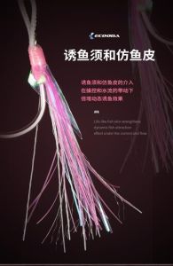 Ecooda Pink Style Light Jigging Single Hooks