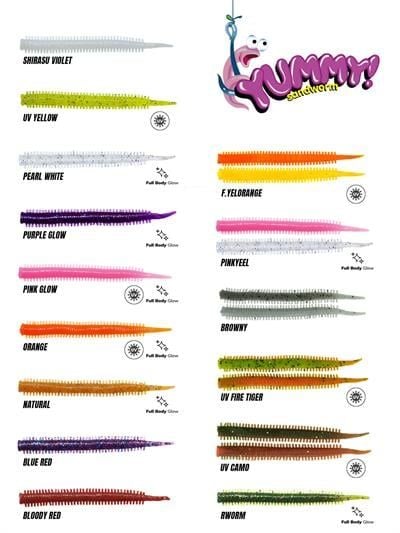 FUJIN Yummy Sandworm 7cm LRF Silikonu