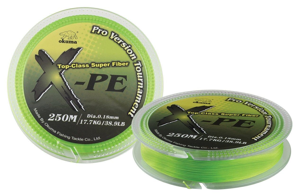 Okuma X-PE Dynema 8 Kat 250 mt Green Örgü İp 0,20 mm