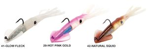 Lineaeffe FF Alive Squid 10.2 cm 13 gr İğne No:1/0 6 Adet Sahte Balık 29-Hot Pink Gold