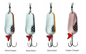 Dam Effzett Twin Spoon 5.5 cm 22 gr Sinking Kaşık Silver/Copper