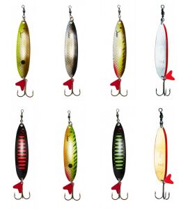 Dam Effzett Standard Spoon Slim 5 cm 8 gr Sinking Kaşık Black/Orange UV