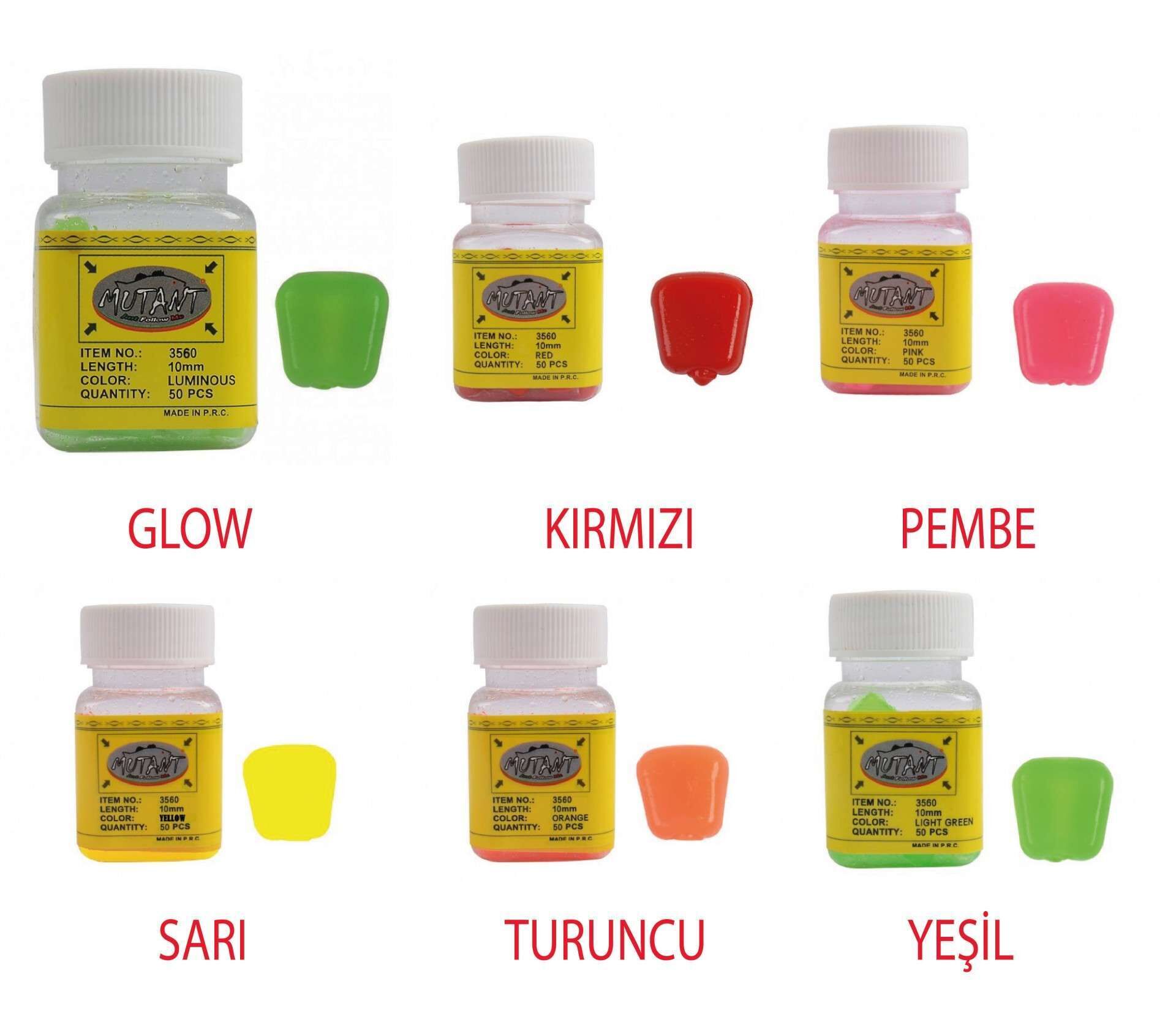 Mutant 3560 Silikon Pop Corn Aromalı Mısır 50li Kutu Sazan Yemi