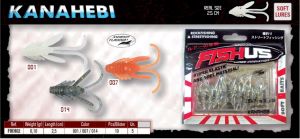 Fishus Kanahebi 2.5cm Silikon Yem