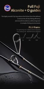 Ecooda Star Flame1 180cm 150-300g Slow Jigging Kamışı