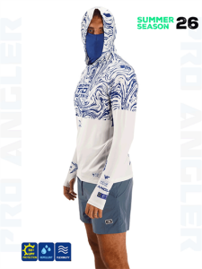 Fujin Pro Angler S26 Buff&Hoodie Izohips White Blue