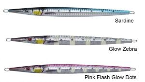Savage gear 3D Needle Jig 150 gr 23 cm Sahte Balık Glow Zebra