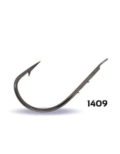 Youvella 1409 Kısa Pala Tırnaklı Olta İğnesi 100lü Kutu Black Nikel