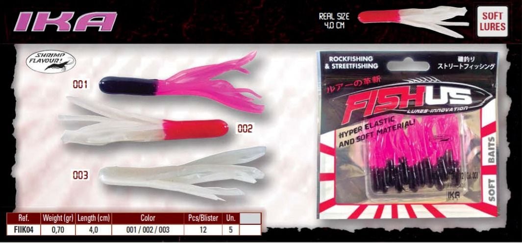 Fishus Ika 4cm Silikon Balık Yemi