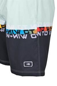 Fujin Pro Angler Board Short Mayo Anthracite Turquoise
